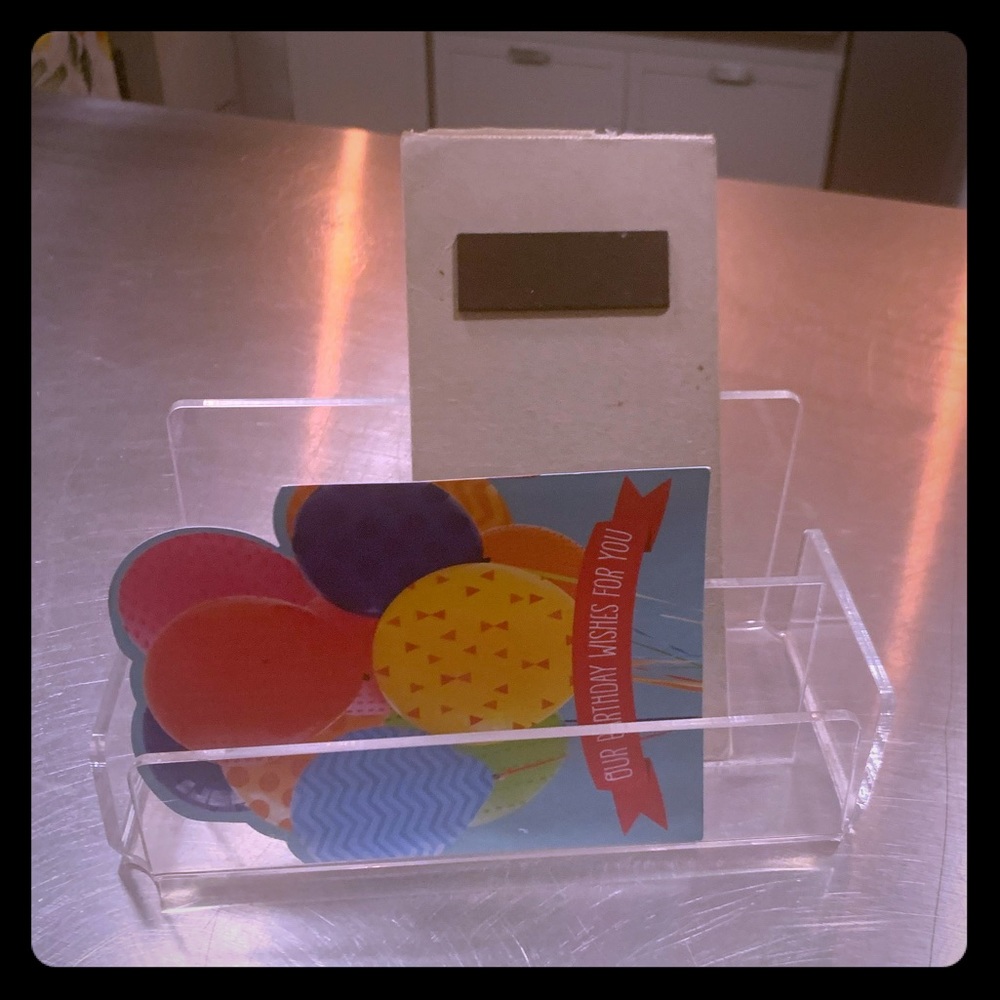 Acrylic mail holder organizer 3 for $25